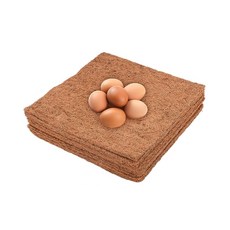 닭장 재사용 가능한 코코넛 섬유 둥지 패드 닭장 바닥 매트 세척 보호 계란 암탉 재료 정원 목장 가금류 키, 10개