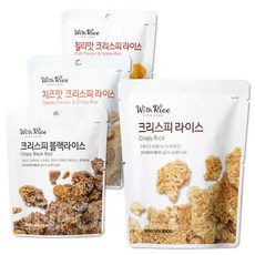 건강간식 크리스피 라이스 누룽지 쌀과자 10팩 라이스/블랙라이스/치즈맛/칠리맛, 03_치즈맛 크리스피 라이스
