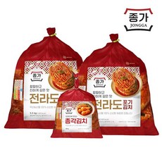 [종가] 전라도식 포기김치 11kg+총각 900g, 단품