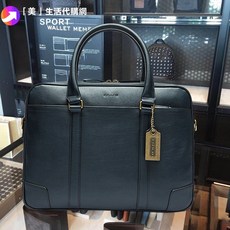 노트북 파우치 케이스 커버 COACH코치 남성 가방 숄더 대각선으로 가방 핸드백 남성 캐주얼 비즈니스 컴퓨터 서류 가방 정품 구매, F70901 블루