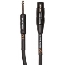 [독일] 롤랜드 블랙 시리즈 대칭 마이크 케이블 - XLR ~ 6.3mm 잭 플러그 길이: 3m x RMC-B20-HIZ, 단일상품