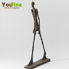 감성 인테리어 소품샵 펜트하우스 굿즈 60cm 자코메티 영감 예술 공예의 실제 청동 걷는 남자 조각 추상 청동 조각 및 동상, 30cm 블랙