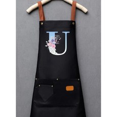 캐피탈 에이프런 로고 주방 앞치마 요리사 작업 바베큐 레스토랑, 13.U, 1개