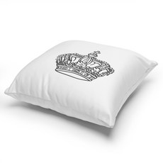 왕관쿠션커버