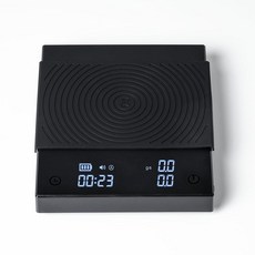 TIMMORE 기본 2.0 타이머 포함 커피 저울 0.1g0.01oz 고정밀 주방 자동 모드 에스프레소 디지털 2000g 블랙