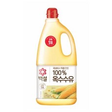 CJ 백설 옥수수유, 1.8L, 27개