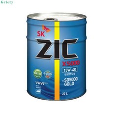 ZIC 지크 X5000 15W40 20L 디젤 합성 엔진오일 11203688, ZIC 지크 X5000 15W40 20L 디젤 합성 엔