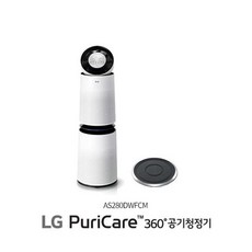 LG전자 LG 퓨리케어 360˚ 공기청정기(AS280DWFCM), 단일옵션