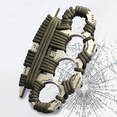 호신용 너클 손가락보호 자기방어 호신용품, 블랙, 1개