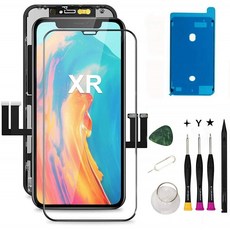 Oli&amp;Ode iphoneXR프론트 패널 iphoneXR액정 패널 iphoneXR프론트 패널 교환iPhoneXR수리 부품 iphone, 단일옵션