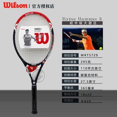 (관부가세포함) 테니스라켓 Wilson Wilson Carbon Carbon Aluminum Tennis Tennis Fairler endorsement beginner men and women -539337709726, 망치 5 그레이트 랙one size