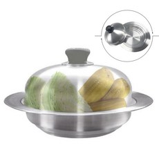 스텐304 돔형찜판 호빵 야채 돔스티머 16-26cm 호환, 1개
