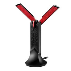 ASUS USB-AC68 듀얼 밴드 AC1900 USB 3.0 어댑터 포함 크래들 Wi-Fi 속도 최대 1300 Mbps 5GHz 600 Mbps 2, 01 Used, 1개