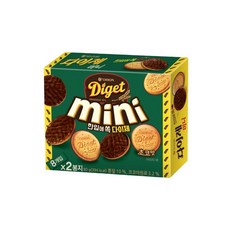 닥터유 한입에쏙 다이제 미니 초코맛, 80g, 12개