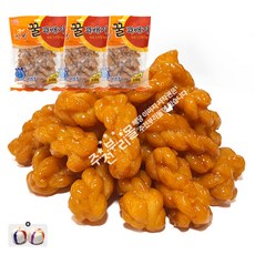별미 꿀꽈배기(약50개입) x 3봉 (총150개)+옥춘자색 20g 세트 번들 8호, 330g, 3개
