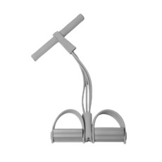 빼다 로잉 튜빙 밴드 스트레칭 고무밴드 그립바 웨이트용품 여자 여성 홈트레이닝 운동기구, 그레이-파워업