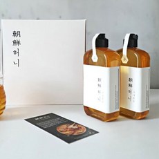 [쇼핑백+용돈봉투] 조선허니 국산 야생화 꿀 선물세트(2병) / 국산꿀 면역력 부모님 거래처 직장 웨딩 명절 답례품 피로회복, 2개, 2ea, 450g