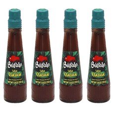 Bufalo Salsa Clasica Classic Mexican Hot Sauce 버팔로 살사 클래식 멕시코 핫 소스153g x4팩, 1개