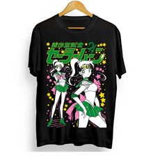 세일러문 반팔 티셔츠 스페셜 에디션 일본 애니 만화 복고풍 레트로