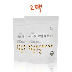 빅마마 시크릿코인 구수한맛 20알 이혜정 코인 육수 자연 한알, 2개, 80g