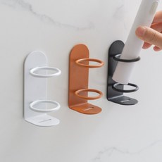 칫솔꽂이 면도기 치약 치솔 욕실 접착식 거치대 홀더, 00OR-오렌지, 1개