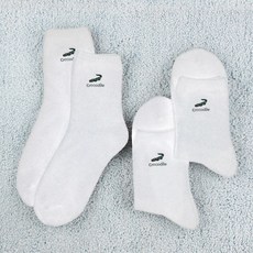 하얀색겨울남자수면양말
