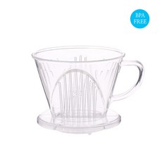 트라이탄 핸드드립 커피 드리퍼 101D 휴대용 드립퍼, 101D 트라이탄드리퍼, 1개