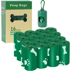  반려견 배변 봉투 생분해성 WASTE BAG 400장 디스펜서 