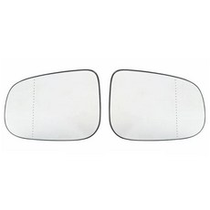 백미러 열선 호환 사이드 미러 수리 자동 광각 좌우 가열 윙 리어 유리 볼보 V40 S40 C30 C70 S80 II S60 V70 30716479 30716483, A pair, 1개
