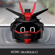 모니 차량 소품 건담 대쉬보드 스피커 악세사리 헬멧 실내인테리어 장난감, B. 건담 모자 블랙