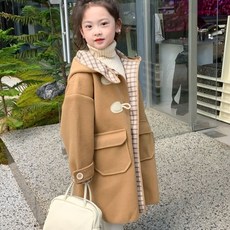 [앙디] W코트 더블후드 (W428)_(아동복 아동옷 유아복 의류 여아용 겨울 기모 패딩 코트 외투)