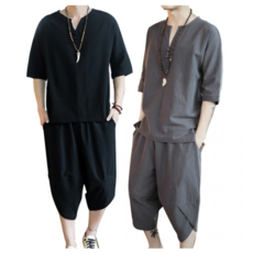 남자생활한복반바지