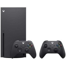 Microsoft Xbox 시리즈 X 1TB SSD 게임 콘솔 - 추가 블랙 컨트롤러 8X 코어 Zen 2 CPU 12 TFLOPS. RDNA GPU 16GB. DDR6 RA, 1개