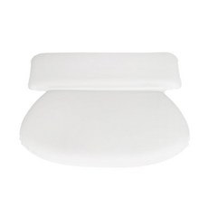 머리 목 뒤 소프트 서포트 스폰지 흡입용 욕조 베개 미끄럼 방지 쿠션, White, 화이트, 1개