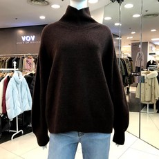 보브 캐시미어 블랜드 터틀넥 니트 7119450101 뉴코아일산