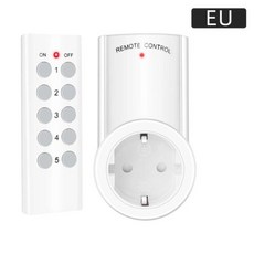 스마트 소켓 RF 무선 원격 제어 콘센트 어댑터 벽 전기 스위치 홈 램프 스마트 홈용 EU 영국 미국 FR 플러그 433mhz, ONLY EU Socket, 1개, 없음