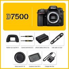 디지털 SLR 카메라 (싱글 바디) 풀 프레임 4K 전문 D7500, 01 D7500 SLR Camera - d7500