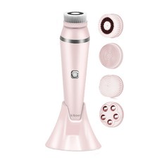 오아쁘띠케어진동클렌저전용실리콘 Kiboer 진동 클렌저 세안 브러쉬 방수 휴대용 핑크+화이트+그린 핑크 Kiboer-068
