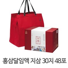 [최신제품] 정관장 홍삼달임액 지삼 30지 48포 쇼핑백포함, 90ml