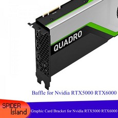 신상품 RTX5000 브래킷 Nvidia RTX6000 RTX8000 Quadro RTX 5000 6000 그래픽 자동차 비디오 카드 배플, 01 10pcs, 1개
