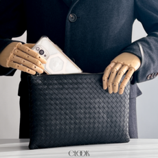 크룩 남자 양가죽 클러치백 남성클러치 손가방 일수가방