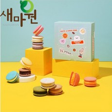 새마원 냉동 수제 마카롱 세트(12구), 2세트, 24g, 초코