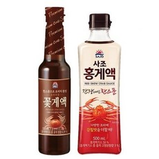 사조 꽃게액젓 + 홍게액젓