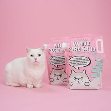 미유박스 미유박스 천연모래 화이트 퓨어 샌드 6kg x2개, 2개