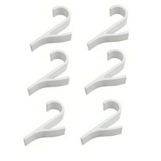 가열 수건 걸이 다목적 라디에이터 후크 코트 의류 행어 스카프 랙 목욕 2-6 개, 6개, 01 6pcs