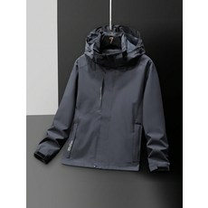  버기웨어 2023 신사용 야외 방풍 및 방수 후드 자켓 캐주얼 등산 관광 및 스포츠 통기성 코트 