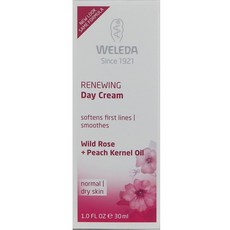 웰레다 Weleda 리뉴잉 데이 크림(Day Cream)(Renewing 데이크림(Day Cream)) 야생 로즈 추출물 중건성 피부 1.0 액상 온스 (30 ml) 크림, 1개