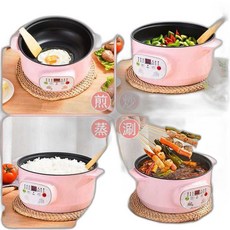 전기찜솥 학생 냄비 볶음 가정용 침실 전골냄비 다목적 일체형, 17. 26CM 기계식 찜기 칼 선물