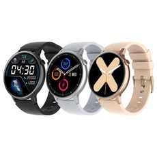 젤센 블루투스 스마트워치 에어엑스워치5, 블랙, 44mm