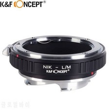 니콘 L / M 카메라 렌즈 어댑터 용 K & F CONCEPT 니카 AI 렌즈 용 브래스 &, 상세내용참조